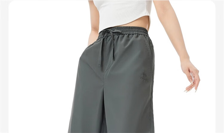 CAMEL Outdoor Quick-Dry Paratrooper Pants Straight-Leg Cargo Pants Quick-Dry Trousers A25BA49039 French Brown, Women's XL 17
