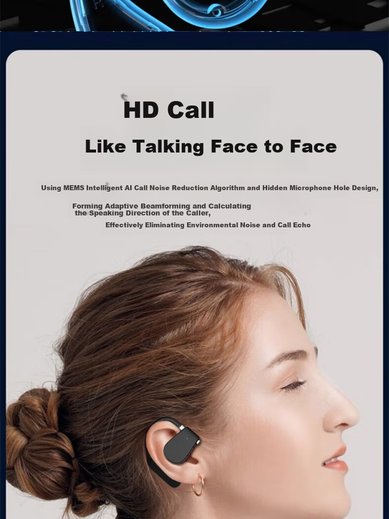 MICROKIA [Ultra-Audio | Cloud-Like Comfort] Bluetooth Headphones, Over-Ear Bone Conduction Concept, Wireless Non-In Open Design, Long Battery Life, Commuter And Sports Headphones 9