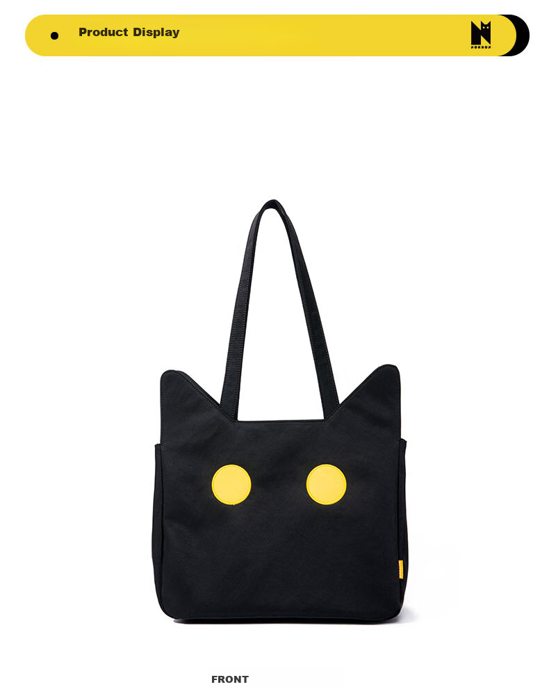 NOXXON Birthday Gift for Girlfriend, Shoulder Cat-Shaped Tote Bag, Commuter Large Capacity Handbag for Men And Women, Laptop Carrying Casual Fashion Bag 13