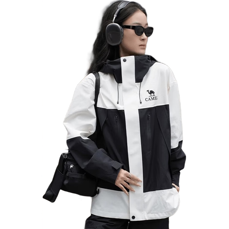 CAMEL Wang Junkai's Same Style [Wangzhe Kaijiao One] Dawn Assault Jacket Three-In Outdoor Windproof Waterproof Coat for Men And Wome