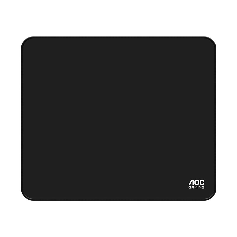 AOC Gaming Mouse Pad, FPS Smooth Gaming, Micro-Velvet Woven, 360*300*5mm Thickened, Sink-Edge Design, GP500B/93 Black