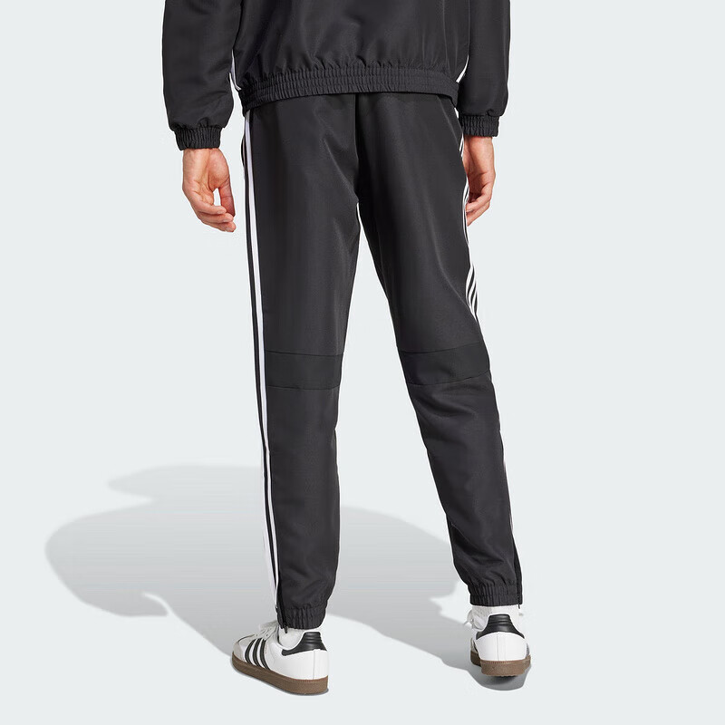 Adidas Fashion Trendy Men's Sports Comfortable Breathable Long Pants JC5445, Black/white, XL 2