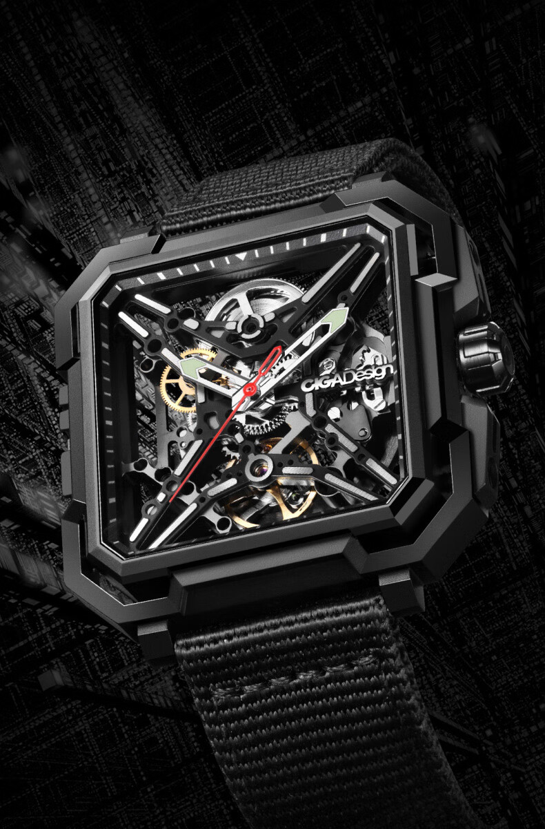 CIGA Design X Series Matrix Full Skeleton Mechanical Watch Fashion Trendy Timepiece Christmas Gift 1