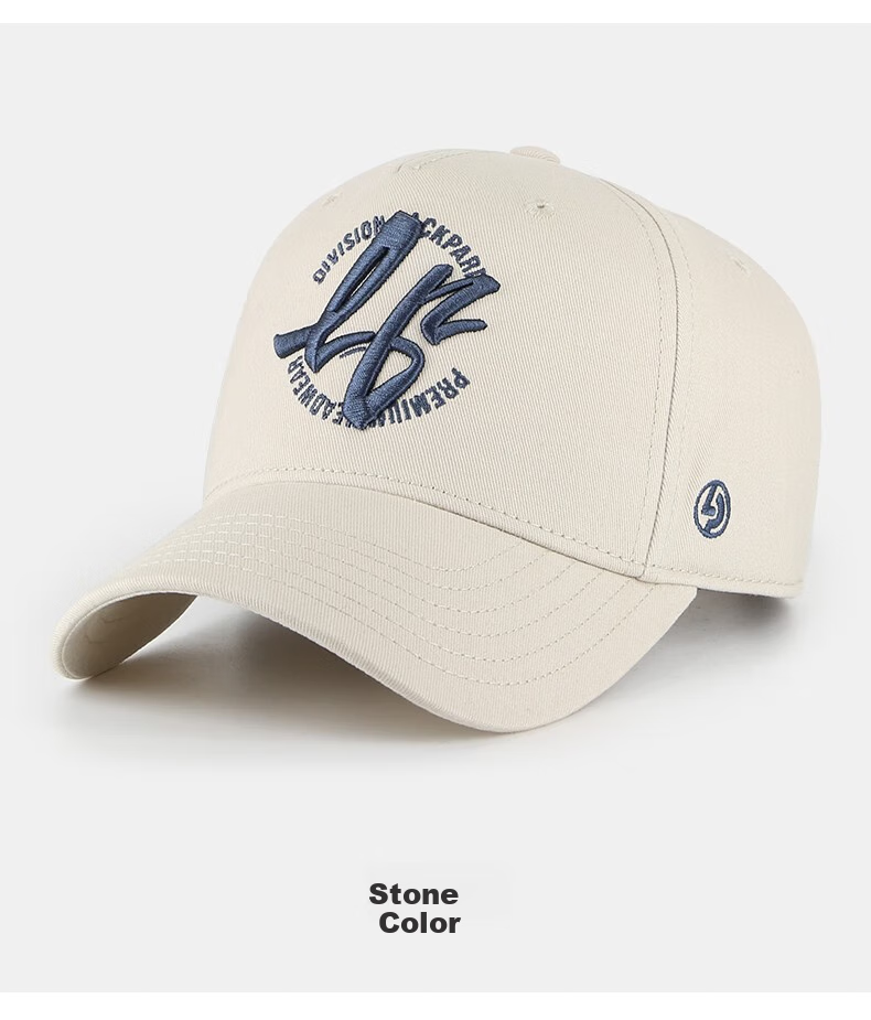 LACKPARD Men's Baseball Cap, Spring And Summer Hard Brim Visor Hat, Sun Protection Cap for All Seasons, Outdoor Couple's Hat, Adjustable, Navy Blue 10