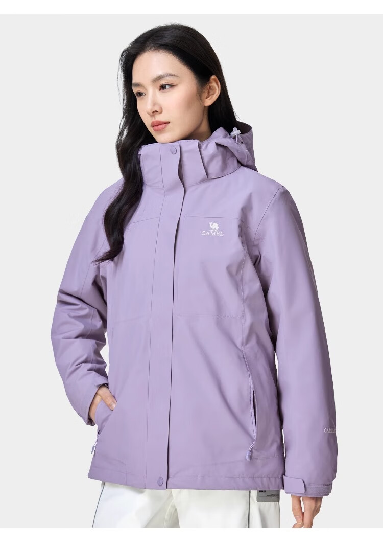 CAMEL 3-in-1 Waterproof Windproof Outdoor Hiking Mountaineering Jacket Unisex 11