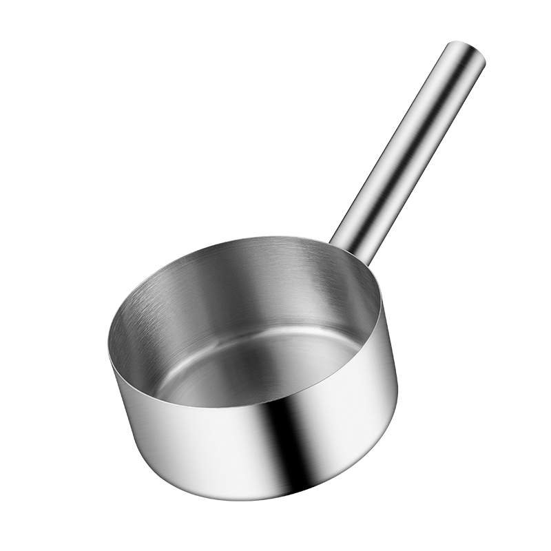 Golden Key Stainless Steel Thickened Flat Bottom Water Scoop 20cm Commercial Water Ladle Large Soup Spoon GK-SS200