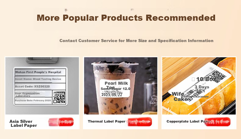 Yichuangda Yashi Label Paper, Yashi PET Self-Adhesive Barcode Label Paper, Horizontal Strip, 70*50*1000 Sheets*1 Row 1