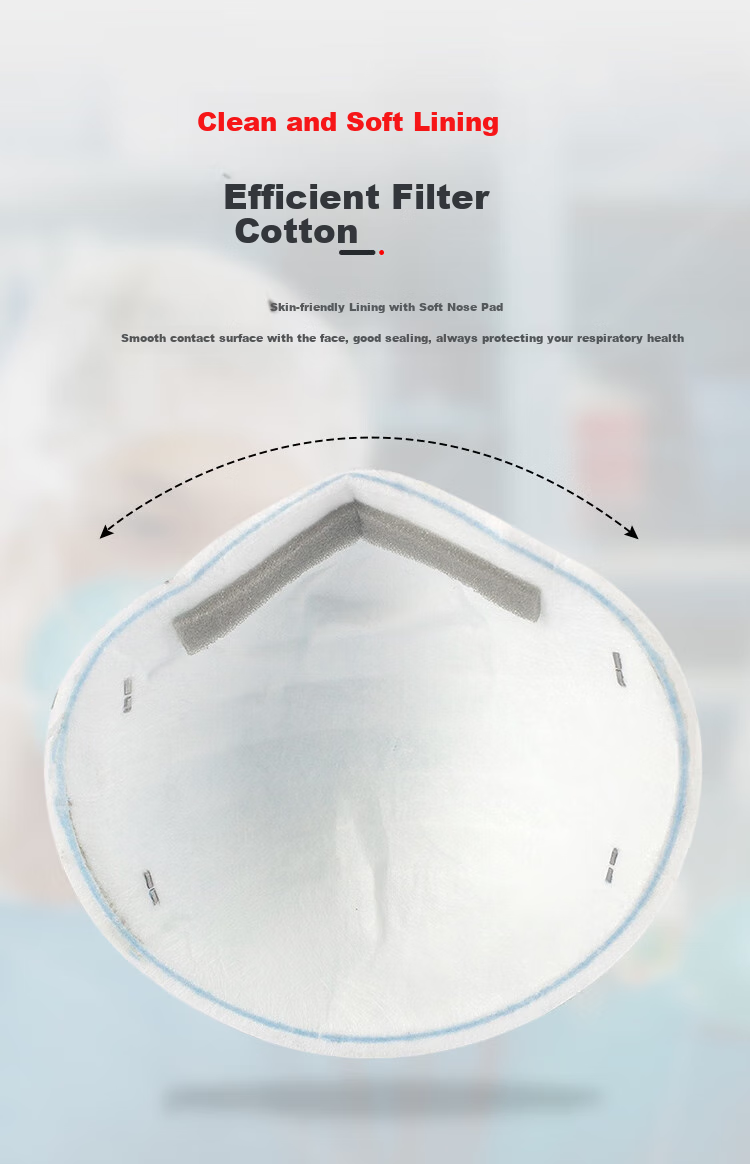 1860 N95 Protective Face Mask, Anti-Splash, Anti-Smog, Anti-Dust PM2.5, Anti-Droplet, 20 Pieces/Box 5