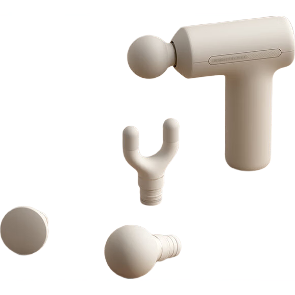 Mijia Xiaomi Mini Massage Gun 3, Light Sand Color, Fitness Massager for Shoulder, Neck And Full Body Muscle Massage, Recommended Gift for Parents And Friends, Highly Recommended