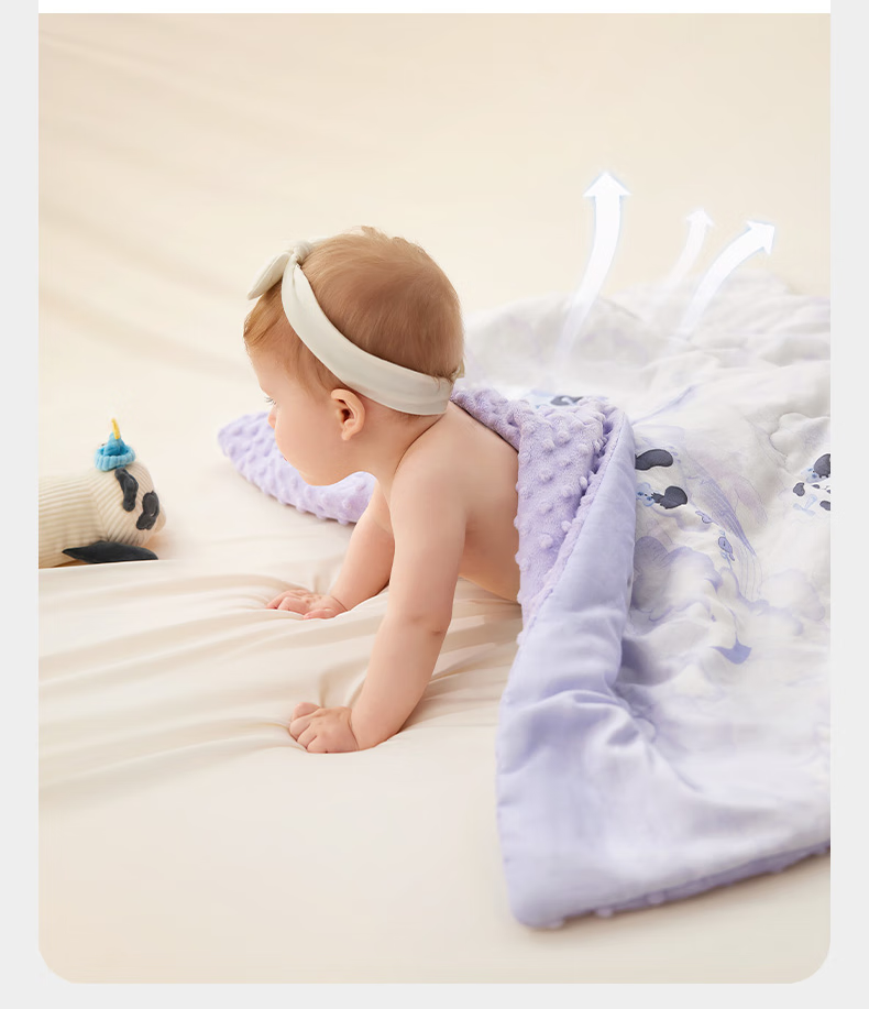 Babycare Camellia Newborn Bean Blanket, Baby Cover Blanket, Children's Blanket, Panda Car 100*120cm 5