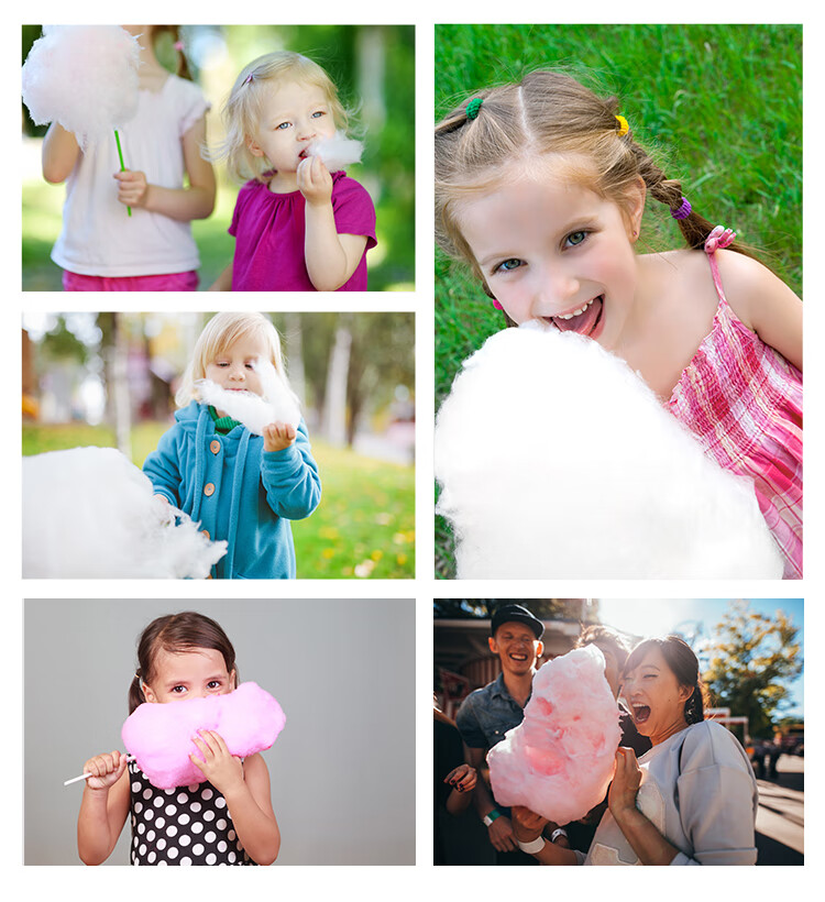 Nuosideqi Cotton Candy Machine, Children's Gift, Toy for Kids, Automatic Home-Use Candy Maker, Street Vending Equipment, Birthday Present for Childre 2
