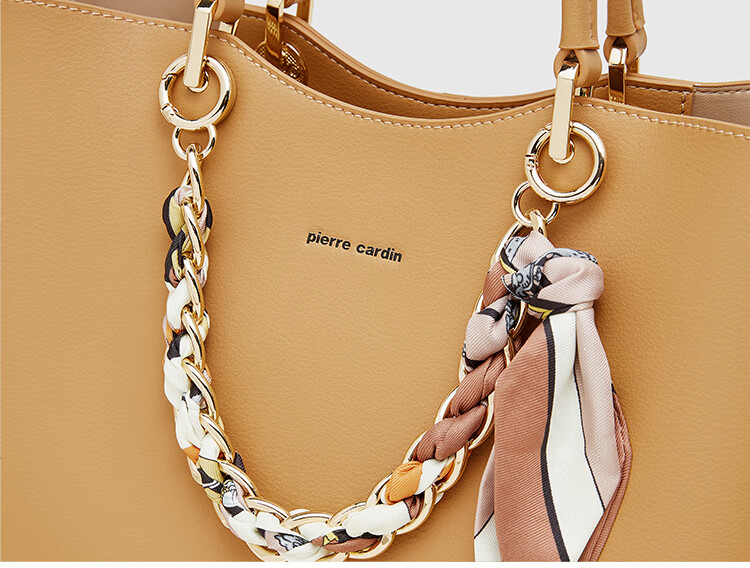 Pierre Cardin Women's Handbag, Tote Bag, Shoulder Bag, Crossbody Bag, Commuter Bag, Mom Bag, Holiday And Birthday Gift, Brown, with Free Gift Box 10