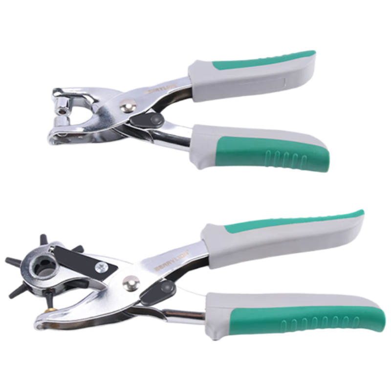 BERRYLION Belt Hole Puncher, Household Labor-Saving Leather Belt Hole Puncher, Hole Making Tool Set