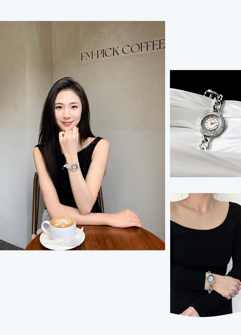 CIGA Design Moissanite Artistic Luxury Women's Watch Gift for Girlfriend 29
