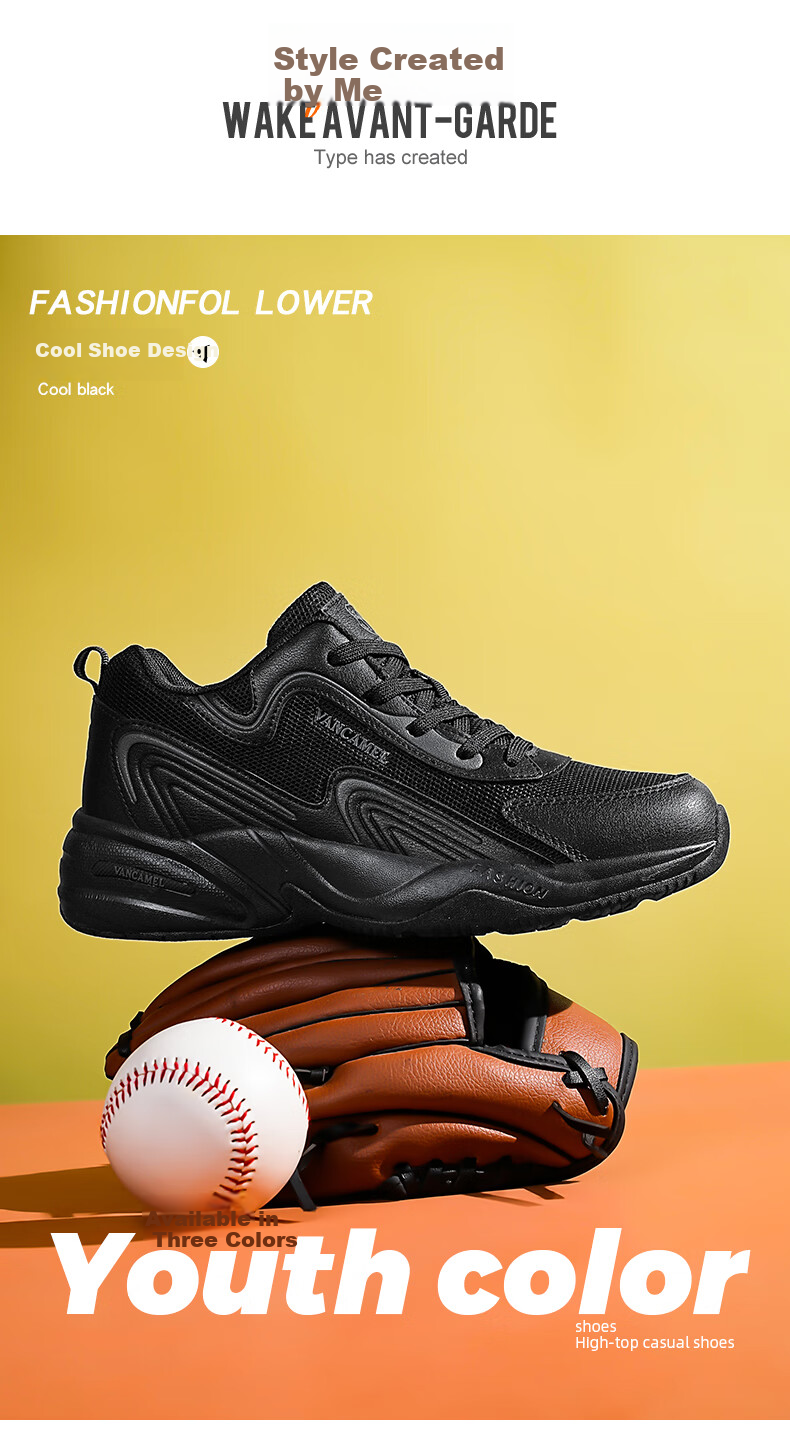 VANCAMEL Men's Running Shoes, Spring Lightweight Casual Hiking Shoes, Outdoor Sports Shoes for Men, 005W White, Size 41 2