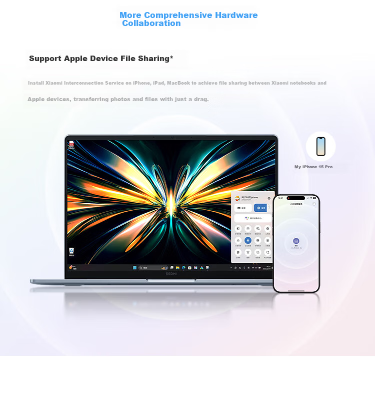 MI Notebook, Redmi Book Pro 14 2025 Thin And Light Laptop with High-Performance Intel Core 2nd Generation Ultra7, 32GB RAM, 1TB Storage 9
