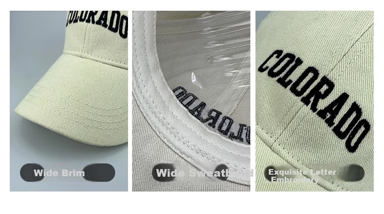 HAOGUAN Baseball Cap for Women, Face-Slimming New Style Large Head Circumference Men's Hat with Deepened And Widened Brim, Round Face Baseball Cap 5