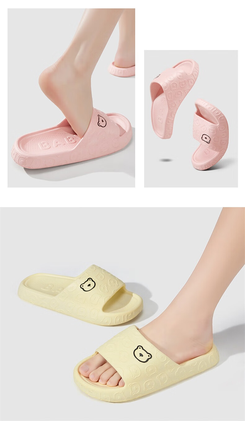 Yierkang Cartoon Slippers, Women's Summer Bathroom Indoor Home Slippers, YW53I150 2