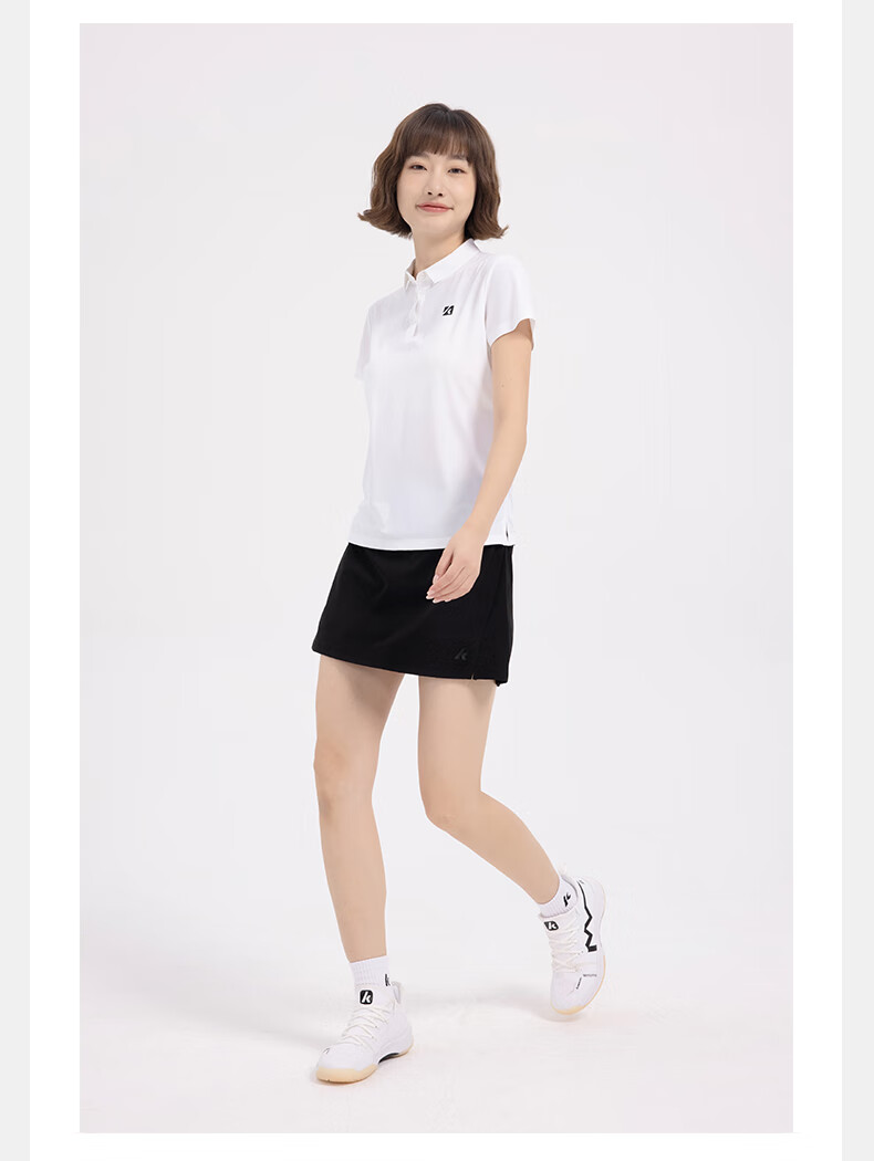 KAWASAKI Women's Woven Badminton Skirt Casual Sports Quick-Dry Anti-Exposure Half Skirt B2767 Blue M 2