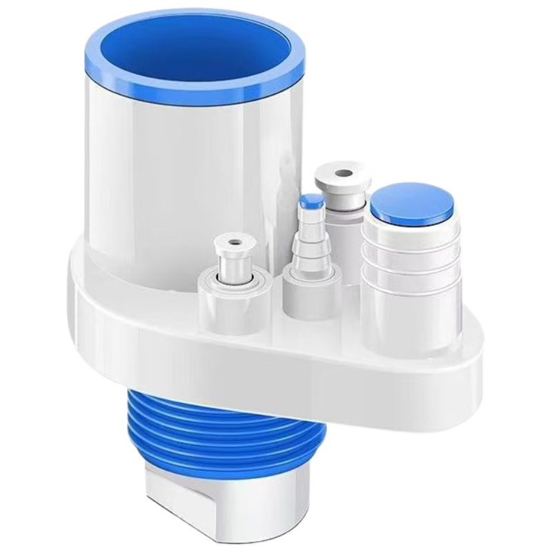 Beishi Kitchen Drainage Three-Way Sealant Odor-Proof Device Dishwasher Water Purifier Five-Way Connector Kitchen Basin Odor-Proof Drain Five-Way Connector