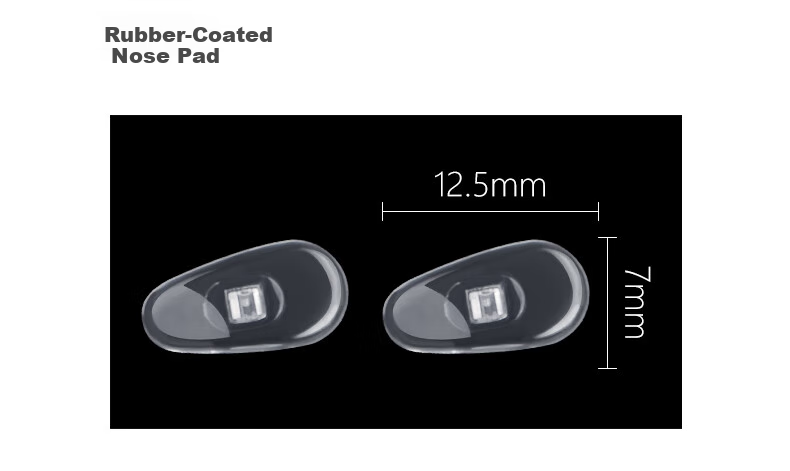 SooGree Eyeglass Nose Pads, Air Cushion Bag, Rubber-Coated Metal Core, Comfortable Non-Slip Accessories, Repair Tool Kit GP005 23