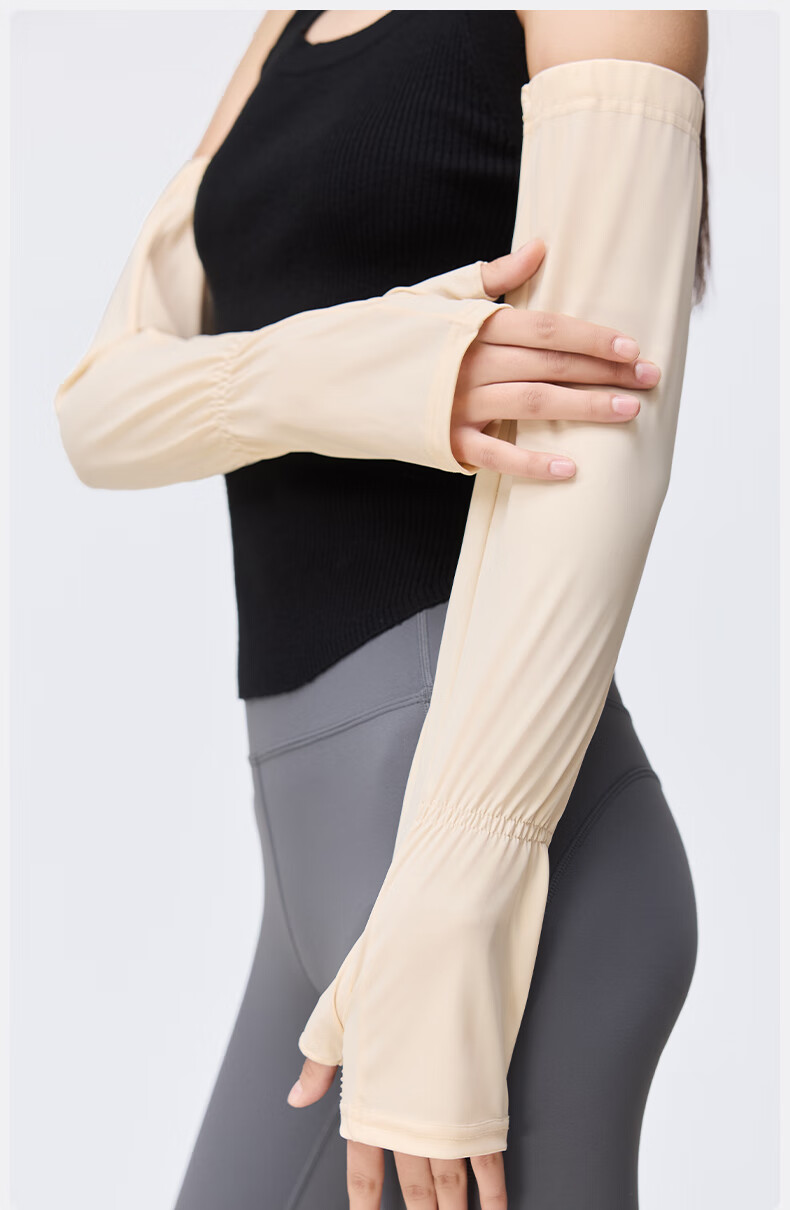 MISSION UV Ice Silk Sunscreen Arm Sleeves Women's Cooling UV Protection Loose Fit Sleeve Covers for Summer Driving and Cycling 12