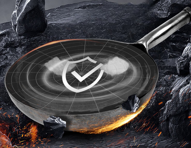 Laoniejia Black Iron Wok for Home Cooking, Zhangqiu Handmade Iron Pan, Traditional Non-Coated Non-Stick Pan (Zhang Zunzhong/Xu Lingxian) 32cm 23