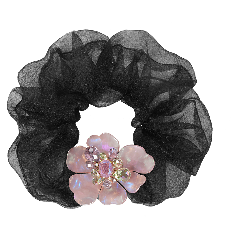 She's Babijie Flower Large Intestine Hair Tie, Ponytail Hairband, Bun Hair Tie, Birthday Gift for Girlfriend