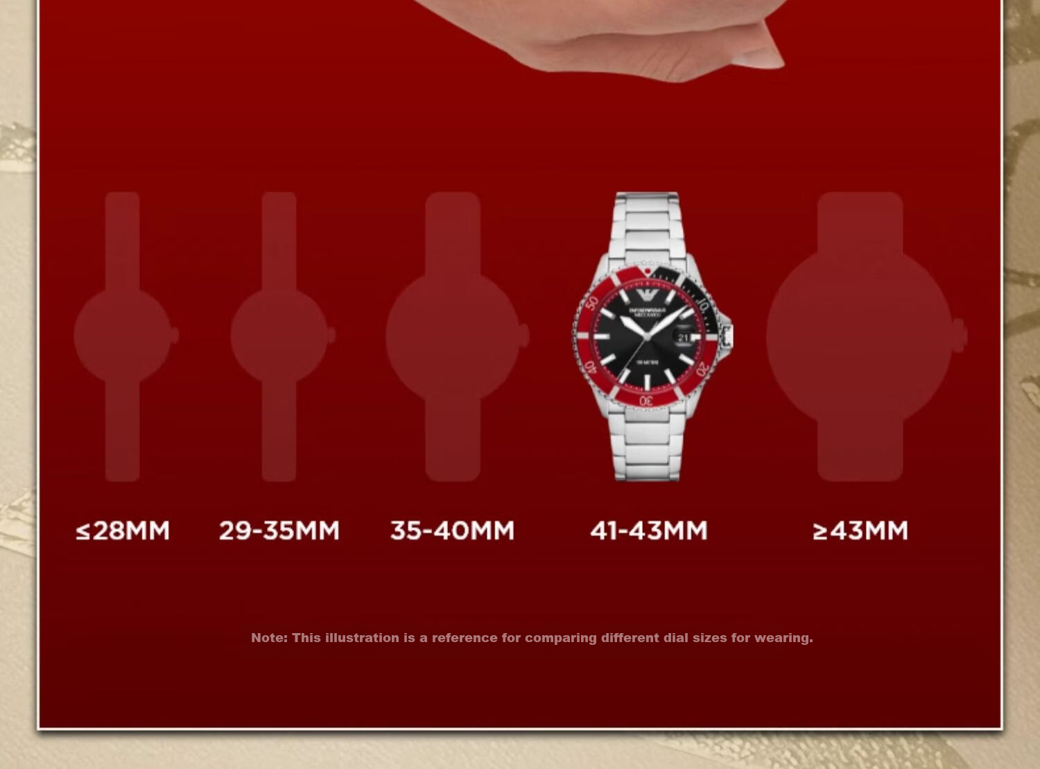 EMPORIO ARMANI Men's Water Ghost Series Watch, Cool Mechanical Watch for Birthday Gift to Boyfriend AR60074 5