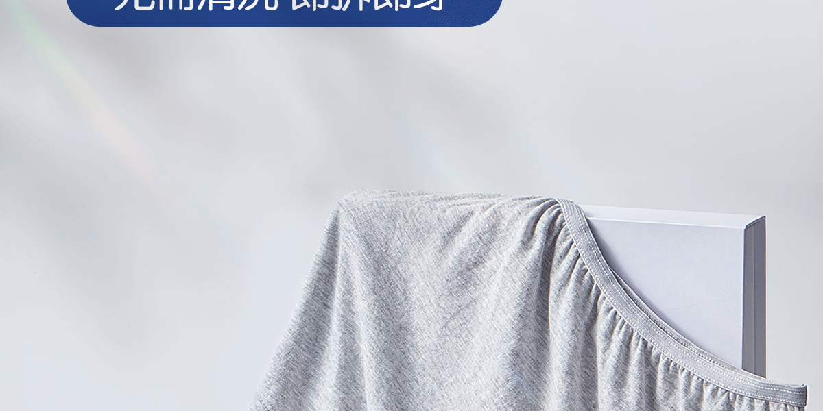 Ankexin Men's Disposable Underwear, Cotton Triangle Panties, No-Wash Daily Disposable, Travel Individual Pack, Large Size White XXXL, 5 Pieces 1