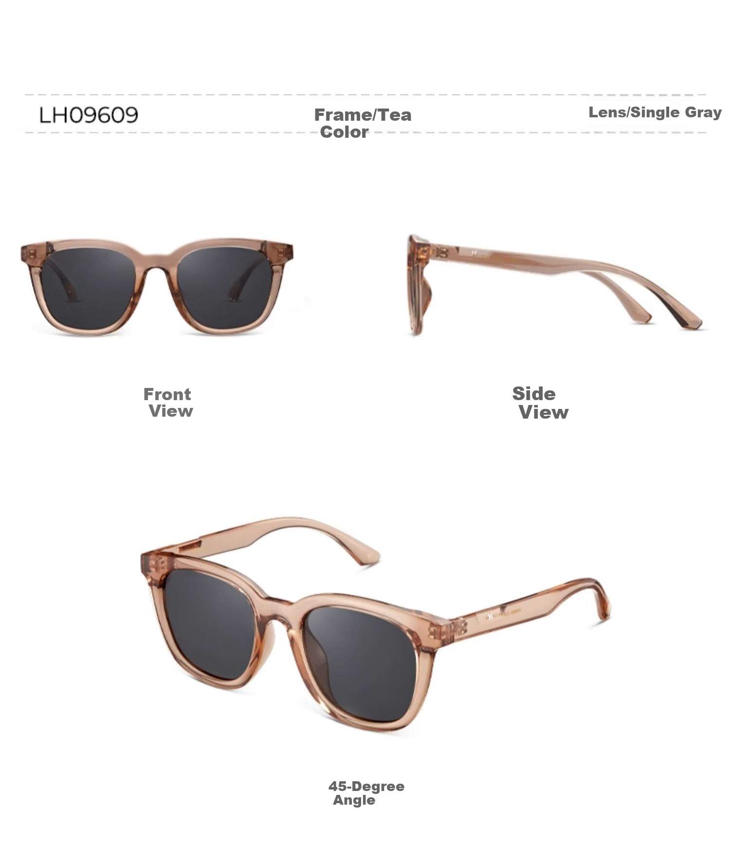 LOHO Polarized Sunglasses, High-End Slimming Effect for Women, 2026 New Style, Sun Protection, UV Protection, Eye Care, GM Glasses 5