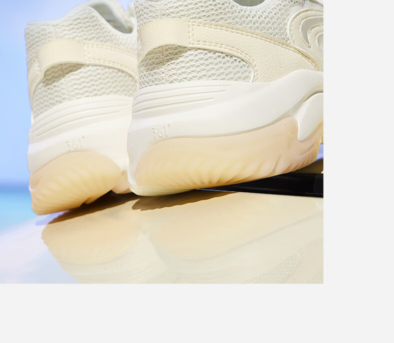 361° Women's Sneakers, Luguang Spring And Summer Mesh Breathable Casual Versatile Thick-Soled Dad Shoes 682526765-1 10