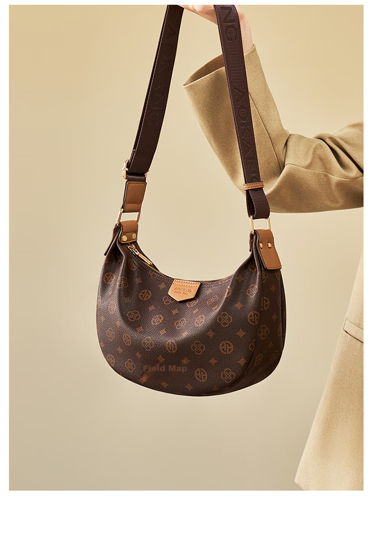 Aokang Women's Handbag, 2026 New Trendy Large Capacity Underarm Bag, Luxury Crossbody Shoulder Bag, High-End Birthday Gift for Girlfriend Or Wife 1