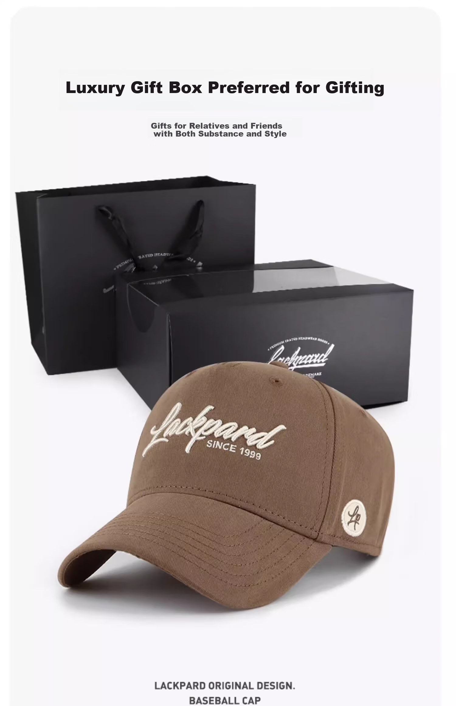LACKPARD Outdoor Sports Baseball Cap for Men And Women, Versatile Casual Visor Sun Hat, Stone Color, One Size Fits All with Adjustable Fit 17