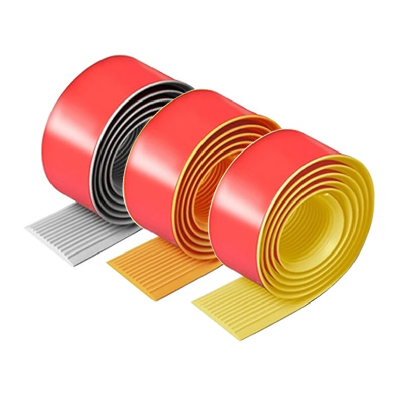 Omai Stair Anti-Slip Strips Self-Adhesive Step Stickers Floor Pressure Strips Non-Slip Pads Ramp Indoor Outdoor Orange 2 Meters