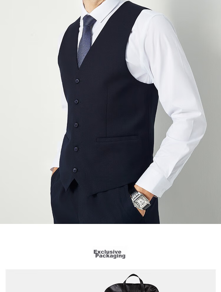 FIRS Men's Suit Set, Slim Fit Professional Formal Wear, Business Attire for Grooms, Wedding Attire for Me 20
