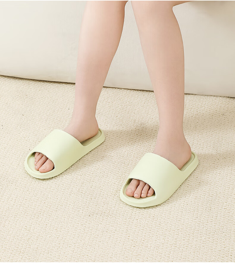 FOOTOPPO EVA Minimalist Summer Slippers for Men and Women Non-Slip Home Bathroom Sandals Comfortable Soft Sole Slippers 17