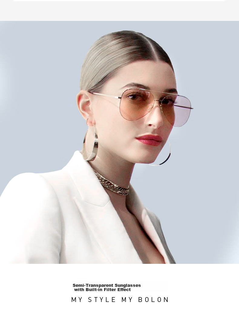BOLON Sunglasses, Aviator Polarized Sunglasses for Men And Women, Driving Sun Protection Glasses, Frog-Eye Glasses, BL8010C10 2