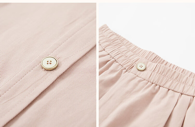Dme High-Sense CBD Commuter Summer Minimalist Cotton Set Round Neck Vest Elastic Waist Pants Two-Piece Set 11
