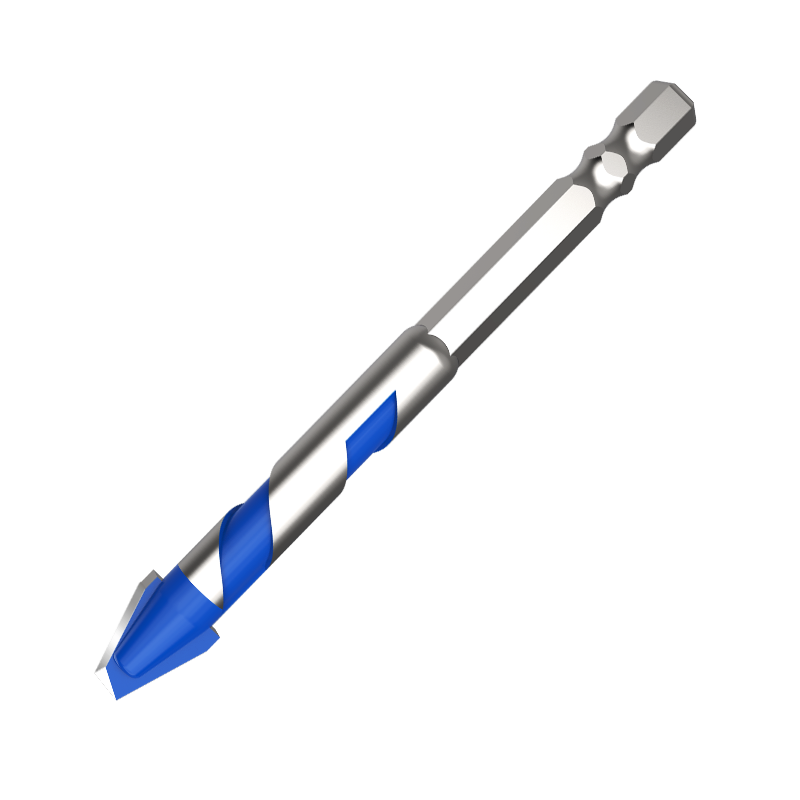 Deli Ceramic Drill Bit for Concrete, Woodworking Drill Bit, Alloy Triangular Drill, Premium Grade, 8mm, Pack of 10
