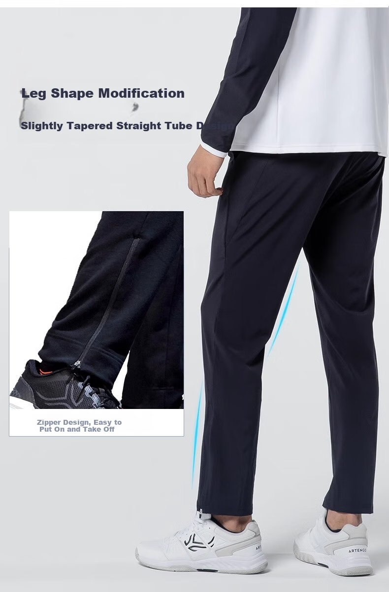 DECATHLON Sports Long Pants, Quick-Dry Trousers, Casual Pants, Athletic Quick-Dry Style - Navy Blue M-2886068 4