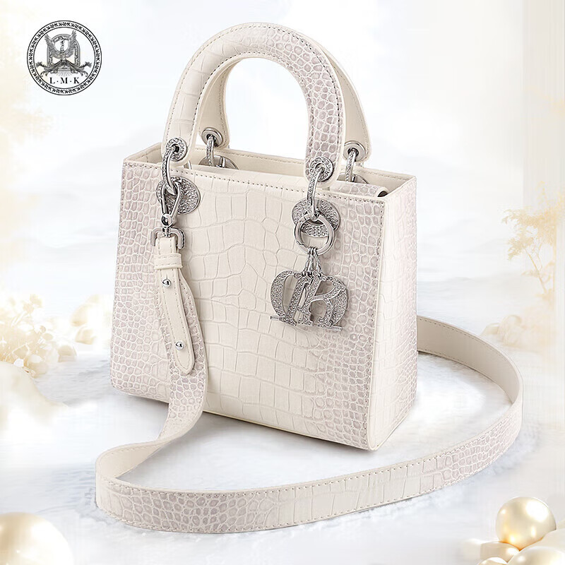 LMK Genuine Leather Handbag for Women, High-End Commuter Tote, Large Capacity Shoulder Crossbody Bag, Perfect Gift for Girlfriend