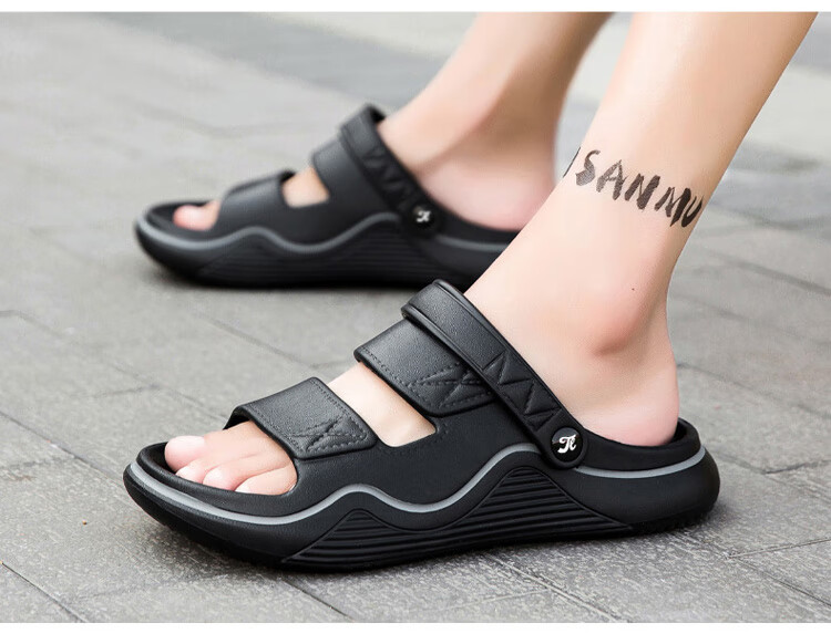 TonLion Men's Sandals, Outdoor Casual Dual-Use Sandals And Slippers, Men's Outdoor Water-Friendly Beach Sandals 11