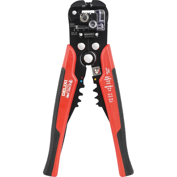 DELIXI Automatic Wire Stripping Pliers, Professional Electrician Tool, Versatile Cable Stripper And Cutter, Multifunctional Crimping Pliers