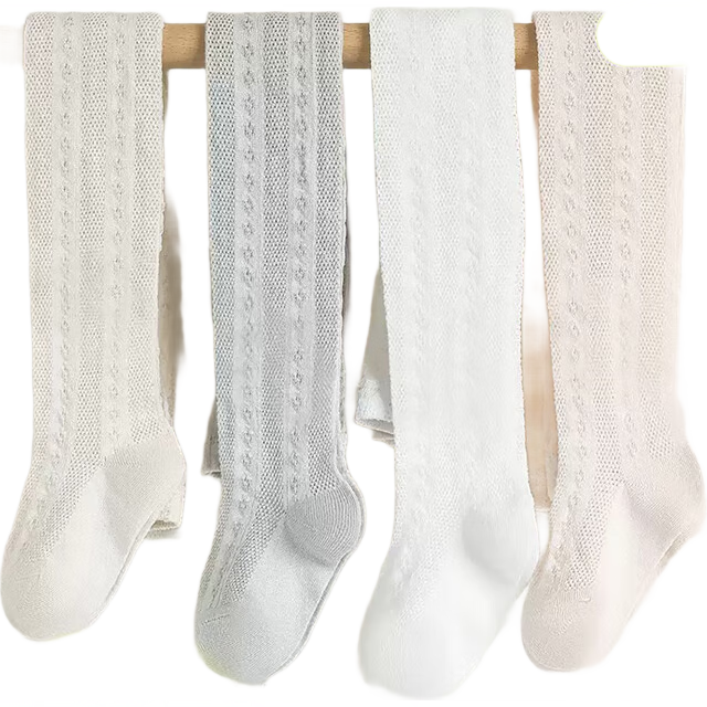 LangSha Girls' Tights, Spring And Summer Thin Style, Children's Ultra-Thin Pantyhose, Mesh Anti-Mosquito Base Layer Stockings, Baby Socks