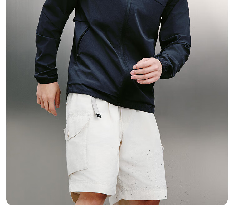 JD Jingzao Men's Sports Jacket Stand Collar Spring Outdoor Running Lightweight Quick-Dry Breathable Top Light Blue 2XL 4