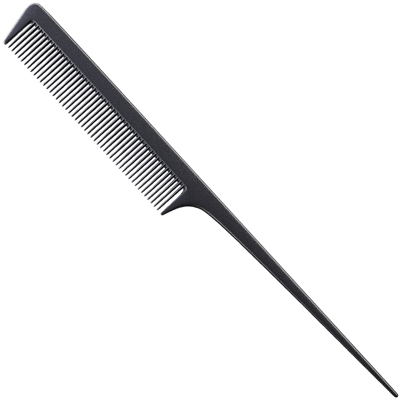 Ziyunshuxiang Carbon Fiber Nylon Anti-Static Fine-Tooth Comb, Hair Styling Comb, Pointed Comb, Hair Styling And Parting Comb N-3