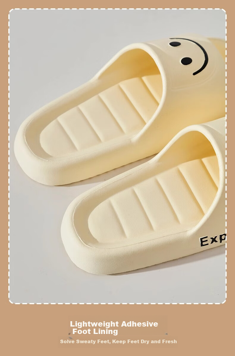 YUZHAOLIN Non-Slip Slippers for Women, Summer Bathroom Shower Home Sandals for Me 7