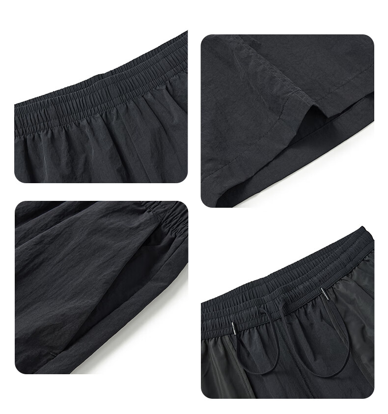 ERKE Sports Shorts Men Summer Casual Five-Point Loose Water-Repellent Quick-Dry Pants 3