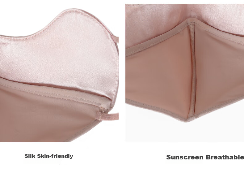 Kenmont Silk Spring And Summer Sun Protection Face Mask for Women, No Makeup Required, Anti-Allergy, Breathable, Skin-Friendly, Eye-Protecting, Cooling Face Mask 6179 5